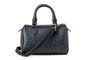Vince Camuto Bolso de mano Monogrammed Negro, Burdeos Polivinilo 21x13x13 cm